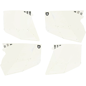 PRO ARMOR Stealth Door Alluminum Skins White Pearl Pol
