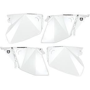 PRO ARMOR Traditional Half Doors Matte White Pearl Pol