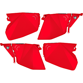 PRO ARMOR Traditional Half Doors Red Pol