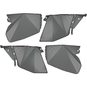 PRO ARMOR Traditional Half Doors Titanium Metallic Pol