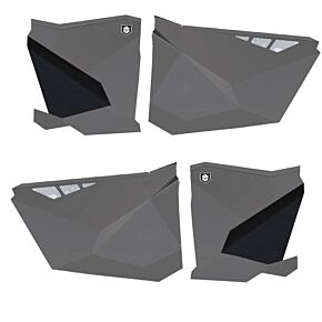 PRO ARMOR Traditional Half Doors Titanium Metallic