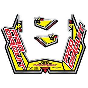 PRO CIRCUIT T-4s Sticker Kit Replacement Muffler Stickers