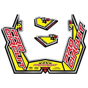 PRO CIRCUIT T4-gpr Sticker Kit Replacement Muffler Stickers