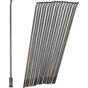 PRO-WHEEL Double Butted Spokes Black/black Front 21" 36/pk