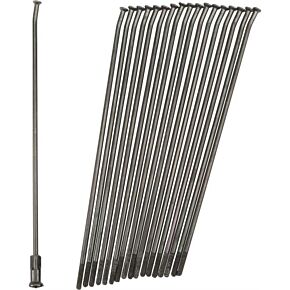 PRO-WHEEL Double Butted Spokes Black/black Rear 18" 36/pkm