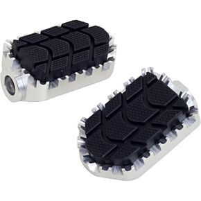 PUIG Footpegs Enduro Silver