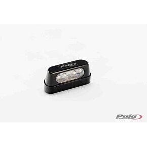 PUIG License Plate Light Aluminum Black