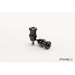 PUIG Swingarm Spools Hi-tech 8mm Black 2/pk