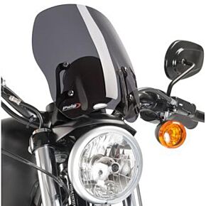 PUIG Windscreen Naked New Gen Dark Smoke `04-up Xl (ex 48)
