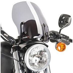 PUIG Windscreen Naked New Gen Light Smoke `04-up Xl (ex 48)