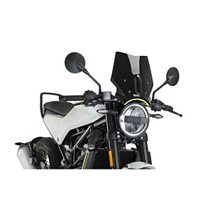 PUIG Windscreen Naked New Gen Sport Black Hus