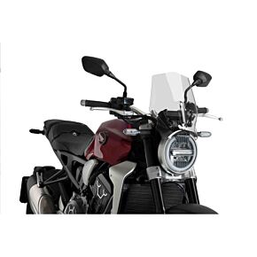 PUIG Windscreen Naked New Gen Sport Clear Hon