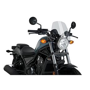 PUIG Windscreen Naked New Gen Sport Clear Hon