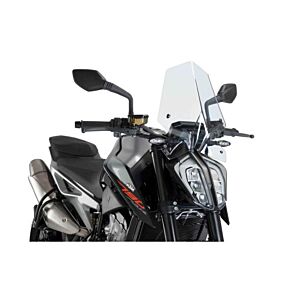 PUIG Windscreen Naked New Gen Sport Clear Ktm