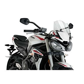 PUIG Windscreen Naked New Gen Sport Clear Tri