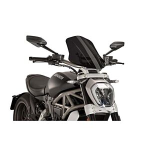 PUIG Windscreen Naked New Gen Sport Dark Smoke Duc