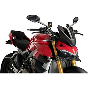 PUIG Windscreen Naked New Gen Sport Dark Smoke Duc
