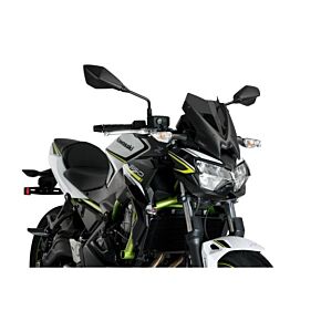 PUIG Windscreen Naked New Gen Sport Dark Smoke Kaw