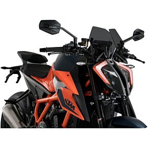PUIG Windscreen Naked New Gen Sport Dark Smoke Ktm