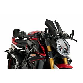 PUIG Windscreen Naked New Gen Sport Dark Smoke Mv Agusta