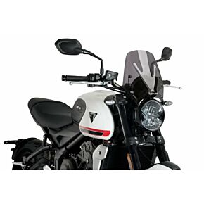 PUIG Windscreen Naked New Gen Sport Dark Smoke Tri