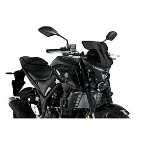PUIG Windscreen Naked New Gen Sport Dark Smoke Yam