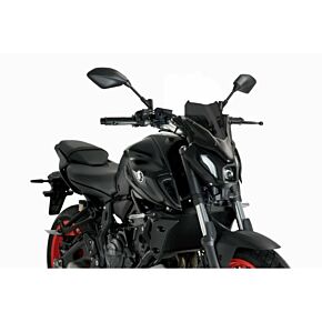 PUIG Windscreen Naked New Gen Sport Dark Smoke Yam