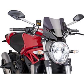 PUIG Windscreen Naked New Gen Sport Dark Smoke