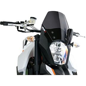 PUIG Windscreen Naked New Gen Sport Dark Smoke