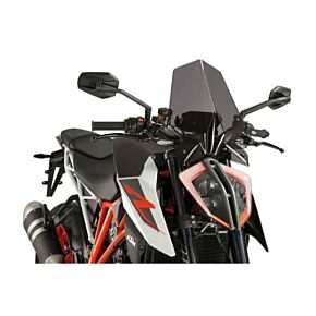 PUIG Windscreen Naked New Gen Sport Dark Smoke