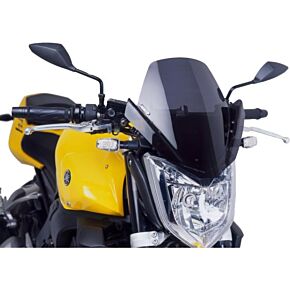 PUIG Windscreen Naked New Gen Sport Dark Smoke