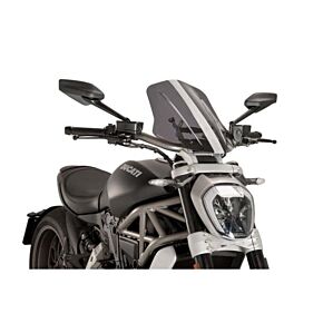 PUIG Windscreen Naked New Gen Sport Smoke Duc