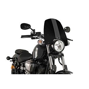 PUIG Windscreen Naked New Gen Touring Black Yam