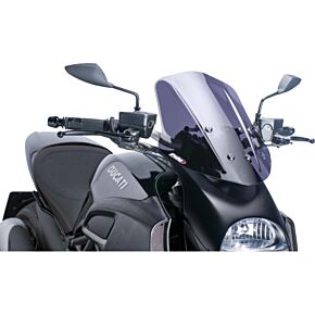 PUIG Windscreen Naked New Gen Touring Dark Smoke