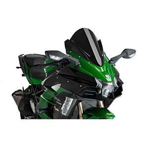 PUIG Windscreen Z-racing Black Kaw