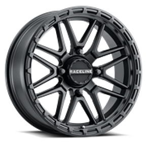 RACELINE Krank Xl Wheel 18x7 4/137 3.5+3.5 (0mm) Black