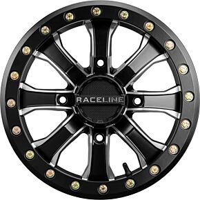RACELINE Mamba Bdlk Wheel 15x6 4/137 5+1 (+40mm) Blk/machined