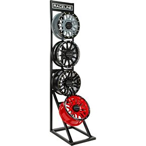 RACELINE Raceline Wheel Display Holds Four Wheels