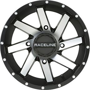 RACELINE Twist Wheel 14x7 4/110 5+2 (+10mm) Blk/machined