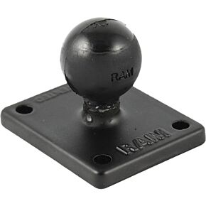 RAM 2"x1.7" Base W/1" Ball Includes Amps Hole Pattern