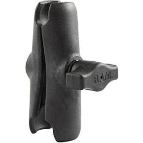 RAM Double Socket Arm W/ 1" Ball