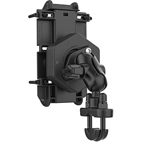 RAM Quick-grip Xl Phone Mount Vibe-safe & U-bolt Base Short