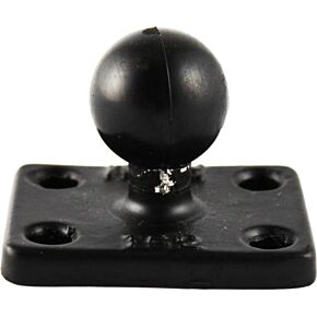 RAM Rectangle Base W/1" Ball 1.5"x2"