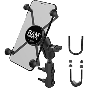 RAM X-grip Large Phone Mount W/brake/clutch Res Base Short