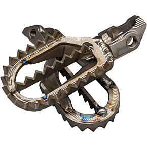 RAPTOR Titanium Foot Pegs 5mm Back From Stock