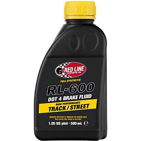 RED LINE Rl-600 Dot 4 Syn  Brake Fluid 500ml 6/case