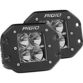 RIGID D-series Pro Flood Flush Mount Light Pair