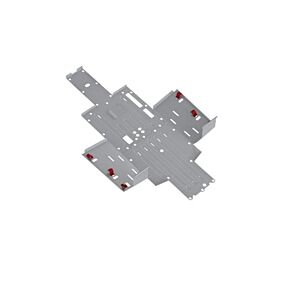 RIVAL POWERSPORTS USA Central Skid Plate Alloy