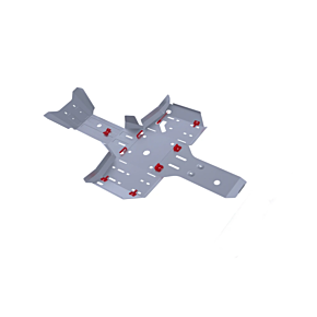 RIVAL POWERSPORTS USA Central Skid Plate Alloy