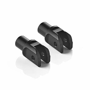 RIZOMA Footpeg Mount Kit Rider Black Pr